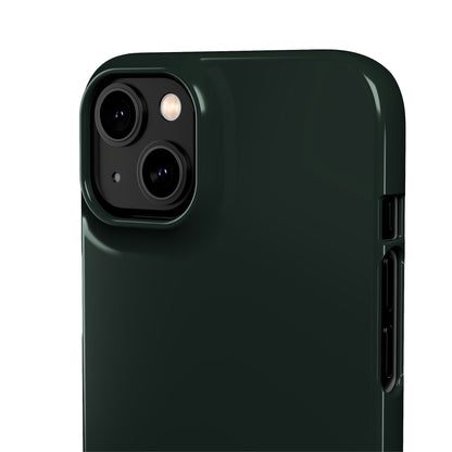 Dark Jungle Green iPhone Case (Slim) Phone Case