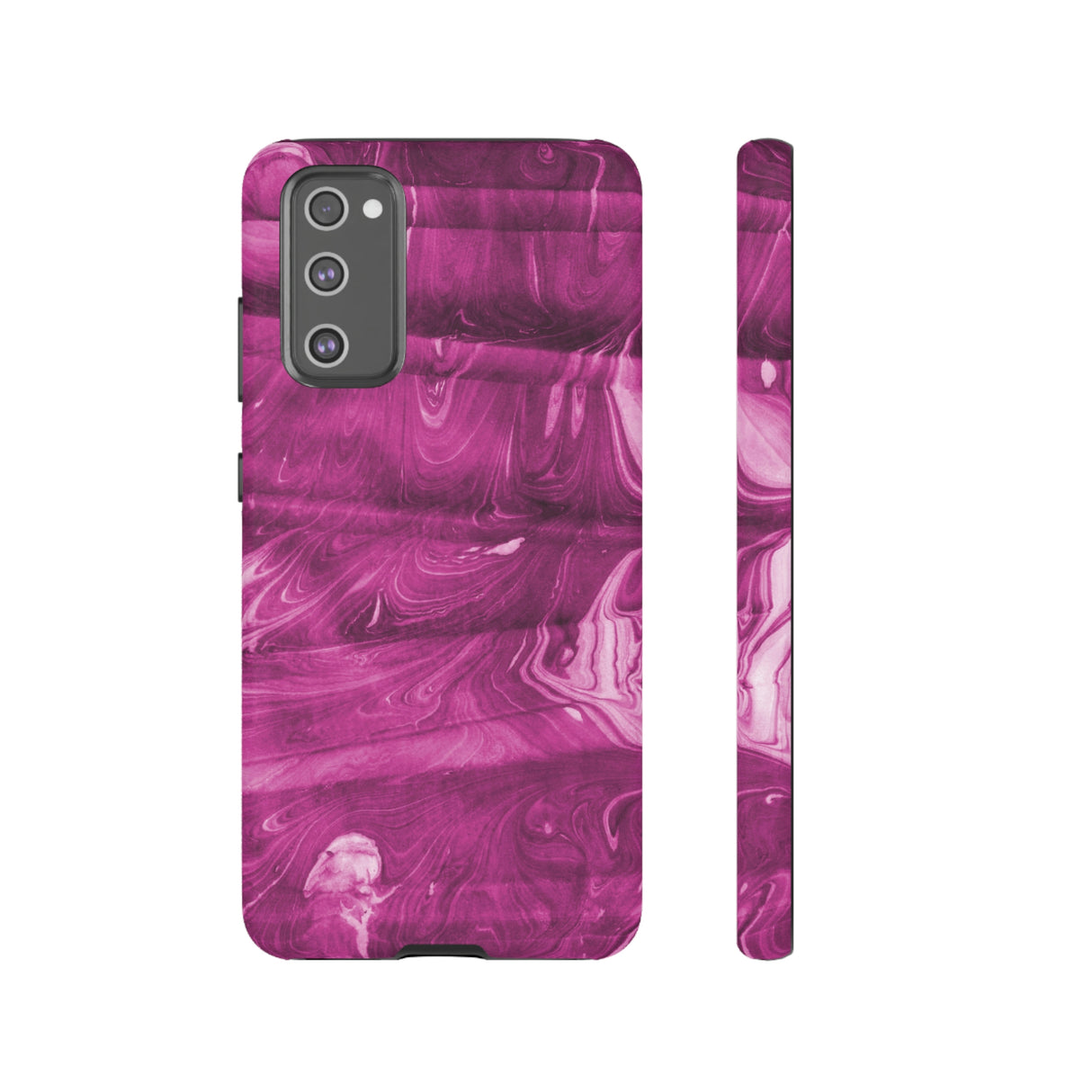 Ebru Purple Android Case (Protective) Samsung Galaxy S20 FE Matte Phone Case