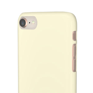 Cornsilk White iPhone Case (Slim) Phone Case