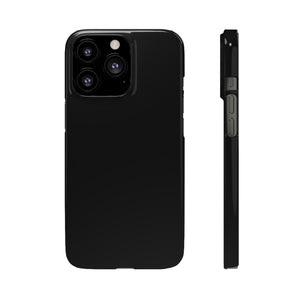 Black iPhone Case (Slim) iPhone 13 Pro Glossy Phone Case