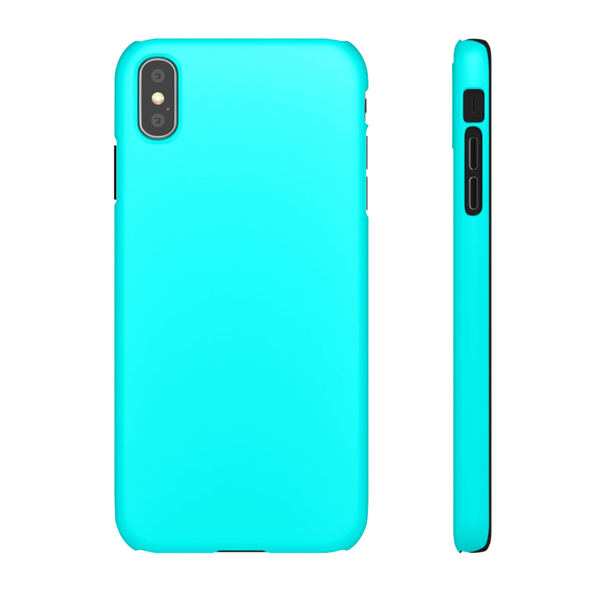 Aqua Blue iPhone Case (Slim) iPhone XS MAX Matte Phone Case