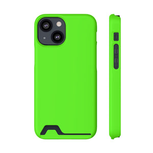 Bright Green iPhone Case (Card) iPhone 13 Mini Matte Without gift packaging Phone Case