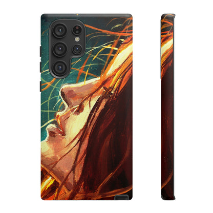 Girl at Night Android Case (Protective) Samsung Galaxy S22 Ultra Matte Phone Case