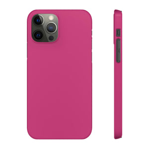 Fuchsia Purple iPhone Case (Slim) iPhone 12 Pro Glossy Phone Case