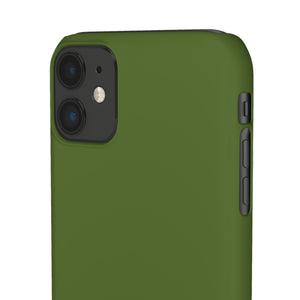 Dark Olive Green iPhone Case (Slim) Phone Case