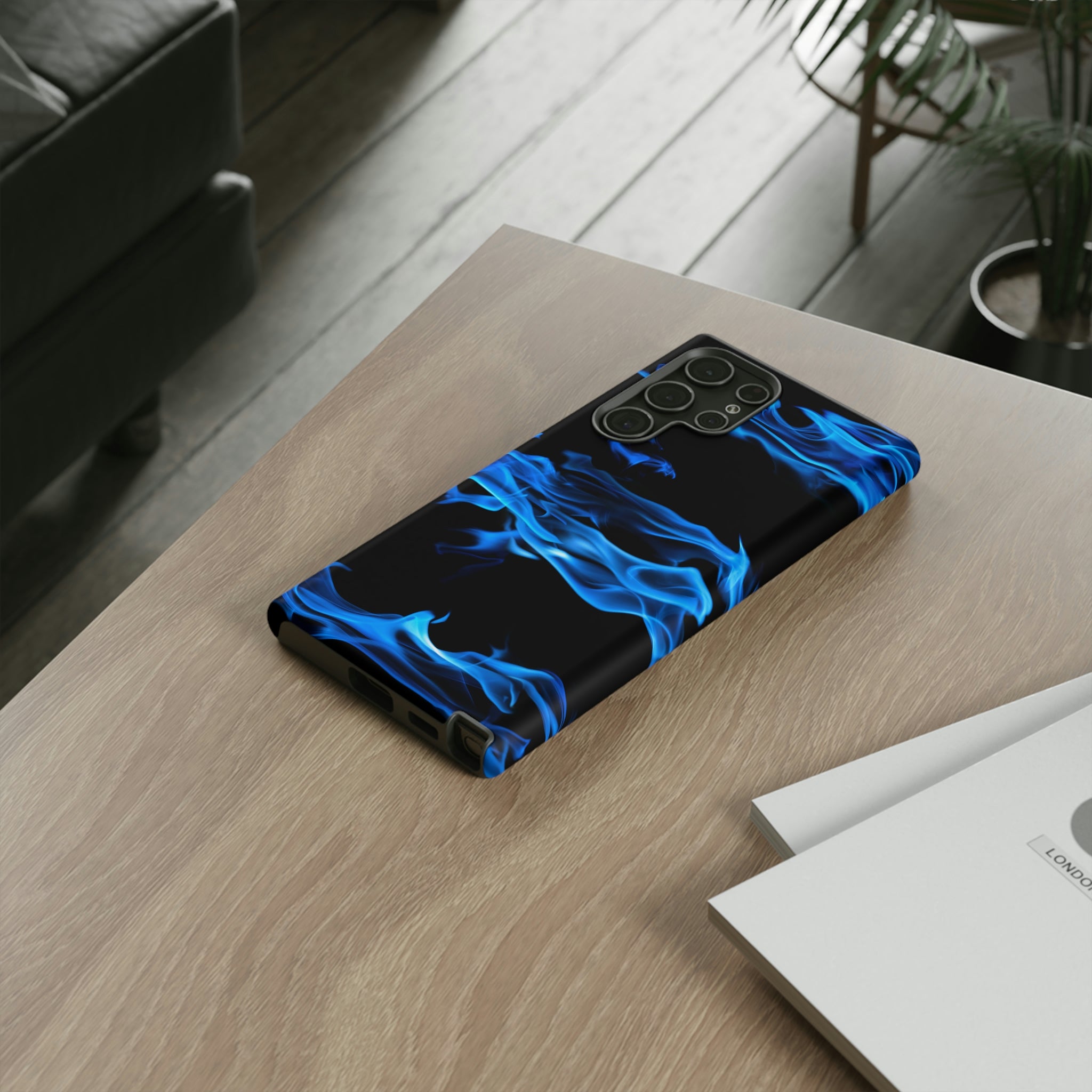 Blue Flames Club Android Case (Protective) Phone Case