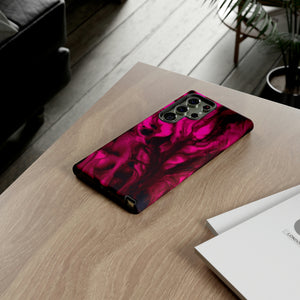 Bright Pink Ink Art Android Case (Protective) Phone Case