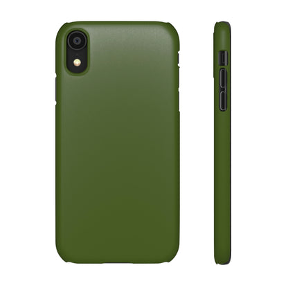 Dark Moss Green iPhone Case (Slim) iPhone XR Matte Phone Case