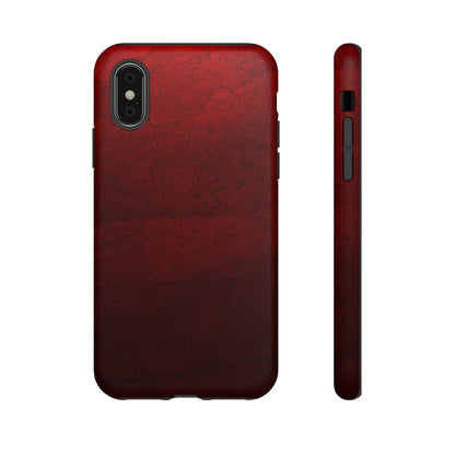 Grunge Red iPhone Case (Protective) iPhone XS Matte Phone Case