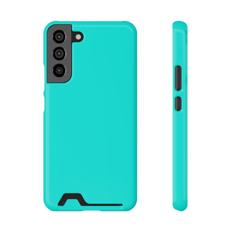 Bright Turquoise Android Case (Card) Samsung Galaxy S22 Plus Glossy With gift packaging Phone Case