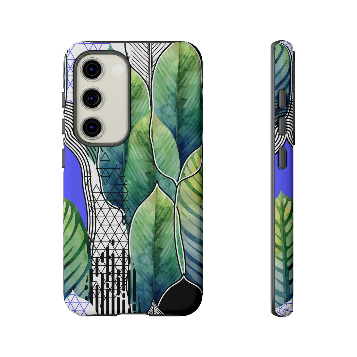 Green Leafs Android Case (Protective) Samsung Galaxy S23 Matte Phone Case