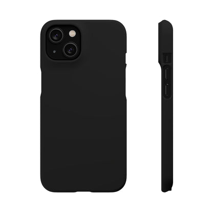 Black iPhone Case (Slim) iPhone 14 Matte Phone Case