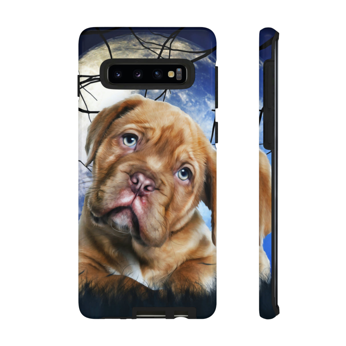 Dog Oil Painting Android Case (Protective) Samsung Galaxy S10 Glossy Phone Case