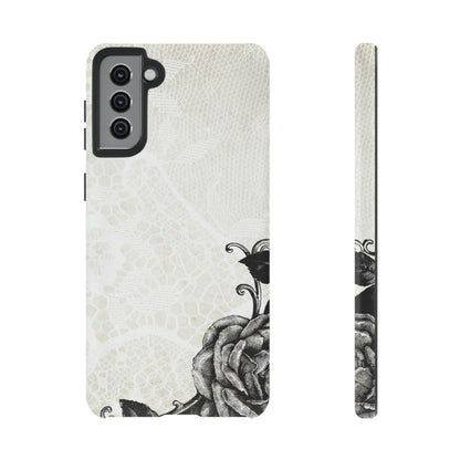 Rosett Gothic Flower Samsung Case (Protective) Samsung Galaxy S21 Plus Matte Phone Case