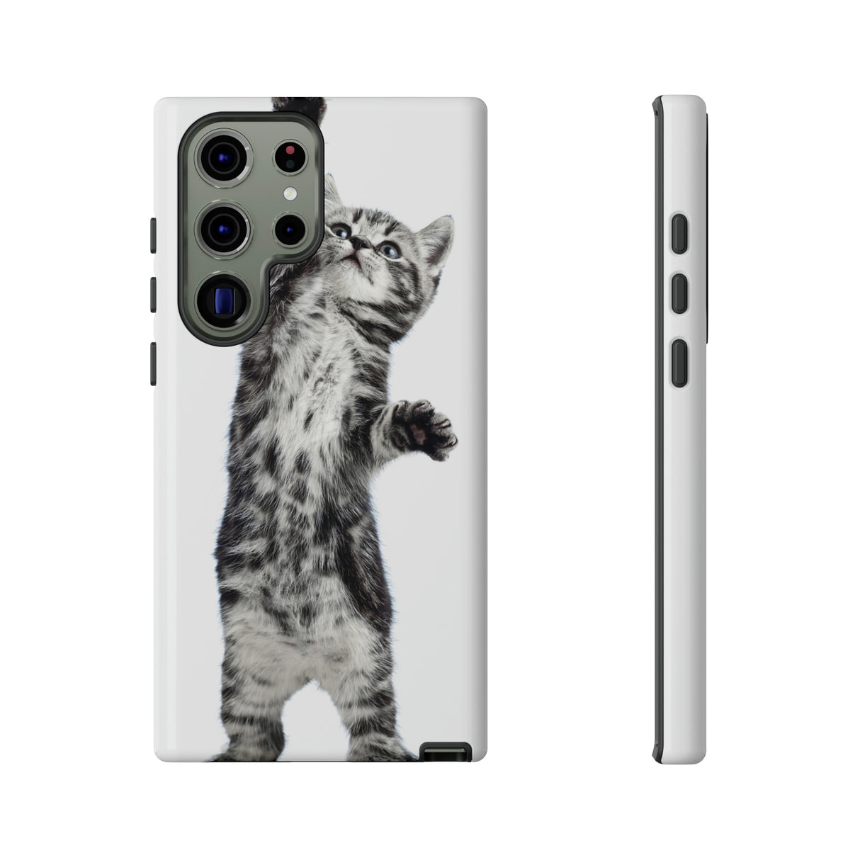 Playful Kitten Android Case (Protective) Samsung Galaxy S23 Ultra Glossy Phone Case