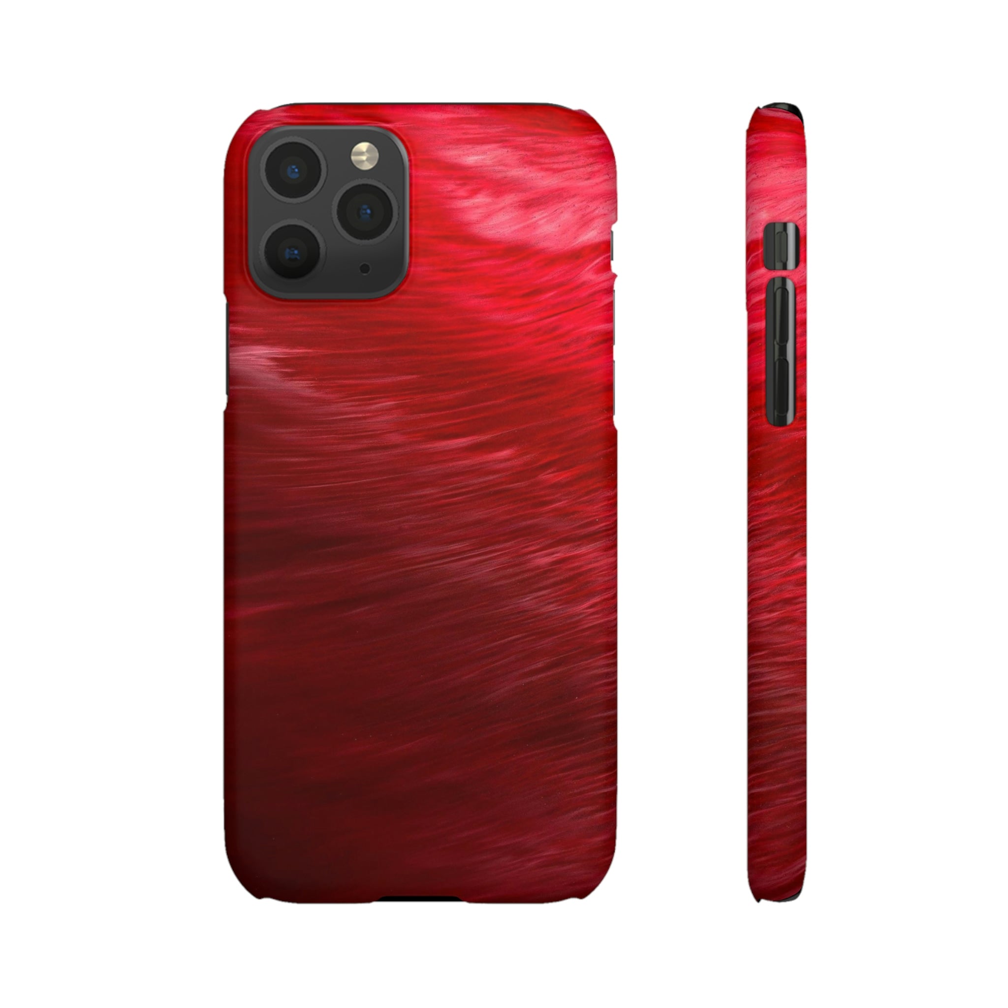 Red Feather Ink Art iPhone Case (Slim) iPhone 11 Pro Matte Phone Case