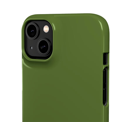 Dark Olive Green iPhone Case (Slim) Phone Case