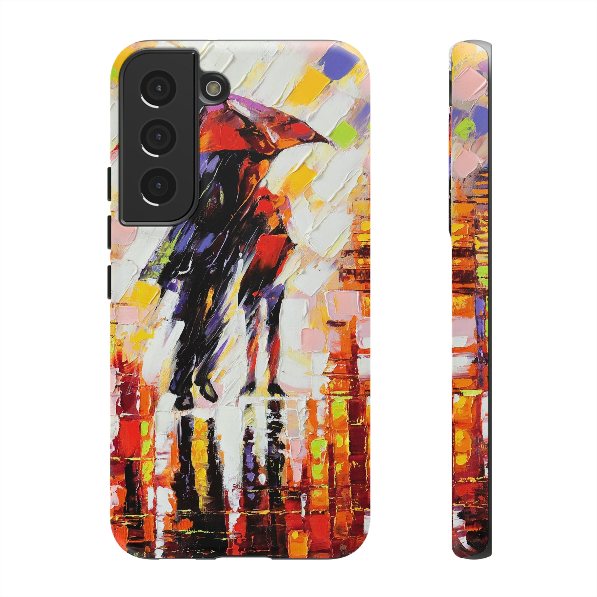 Rain Umbrella Android Case (Protective) Samsung Galaxy S22 Matte Phone Case