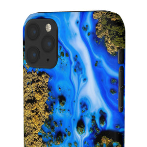 Blue River Ink Art iPhone Case (Slim) Phone Case