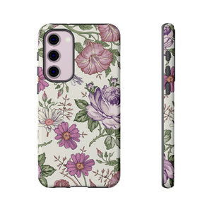 Pastel Vintage Flower Samsung Case (Protective) Samsung Galaxy S23 Plus Glossy Phone Case