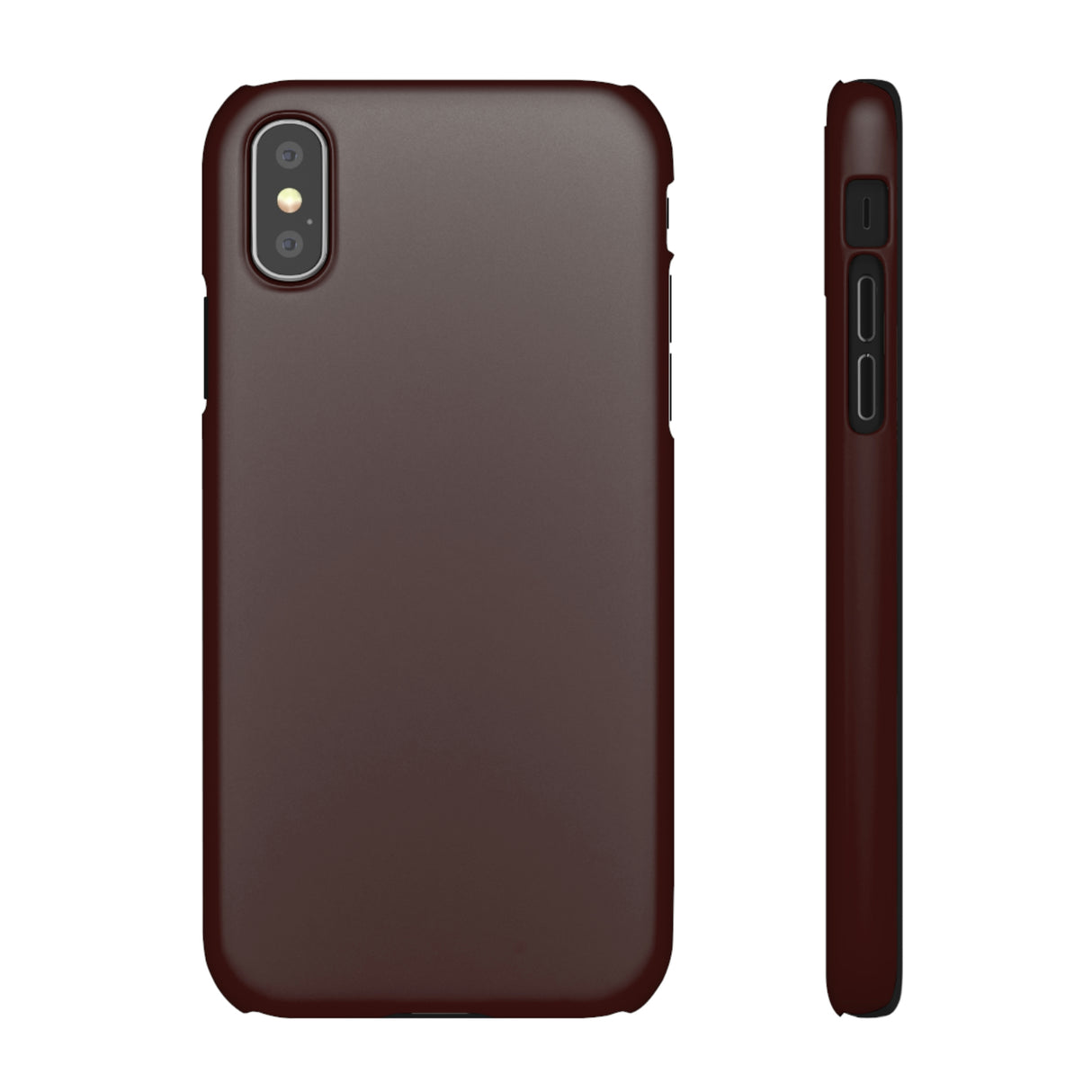 Dark Sienna Purple iPhone Case (Slim) iPhone XS Matte Phone Case