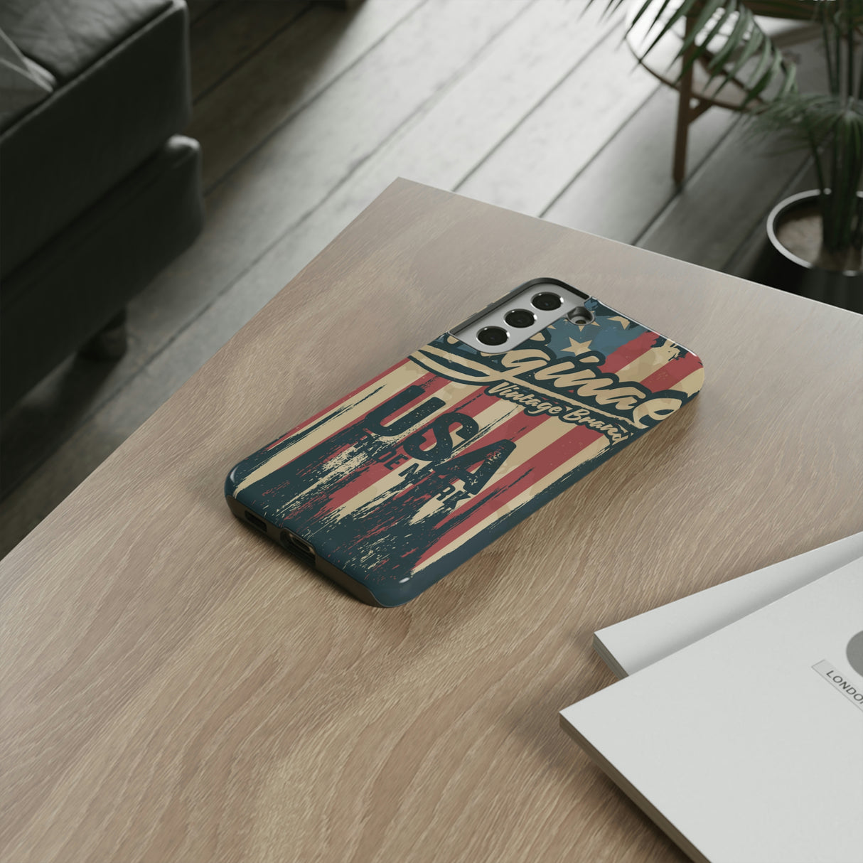 American Vintage Flag Android Case (Protective) Phone Case