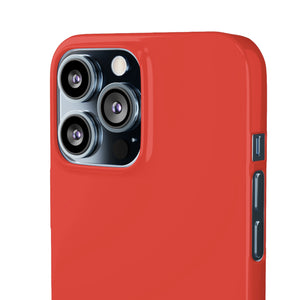 Cinnabar Red iPhone Case (Slim) Phone Case