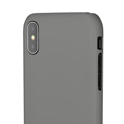 Battleship Gray iPhone Case (Slim) Phone Case