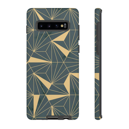 Gold Lines Android Case (Protective) Samsung Galaxy S10 Plus Matte Phone Case