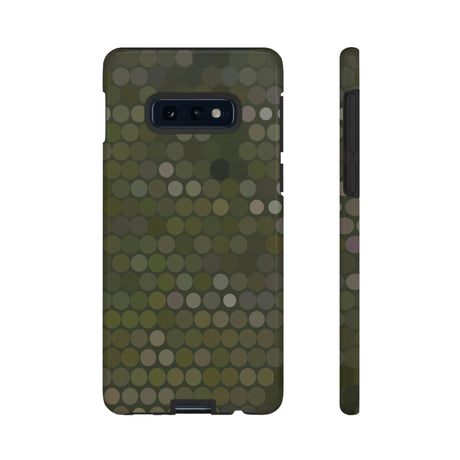 Military Dot Camo Phone case Samsung Galaxy S10E Glossy Phone Case