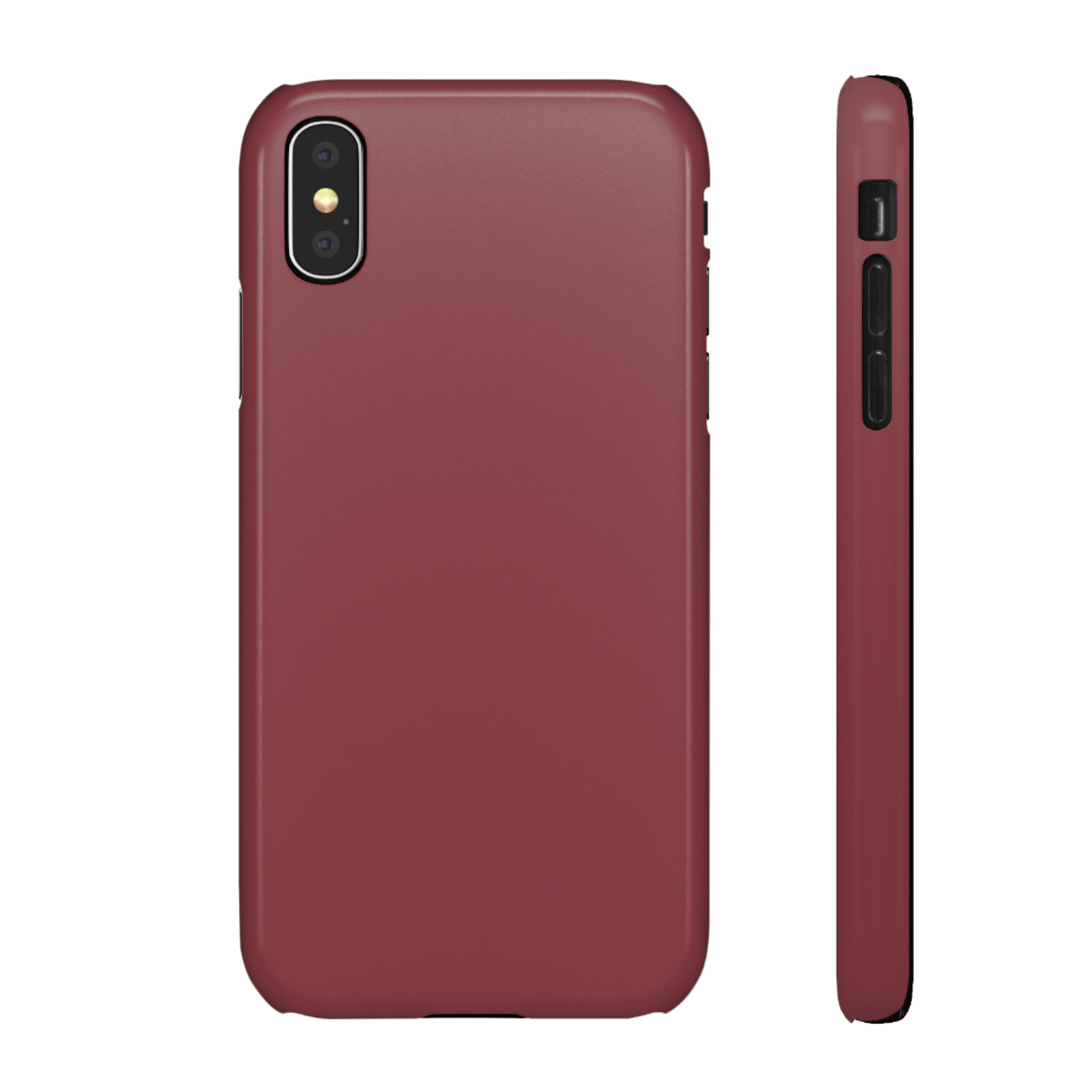 Cordovan Purple iPhone Case (Slim) iPhone X Glossy Phone Case