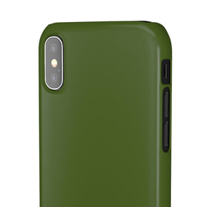 Dark Moss Green iPhone Case (Slim) Phone Case