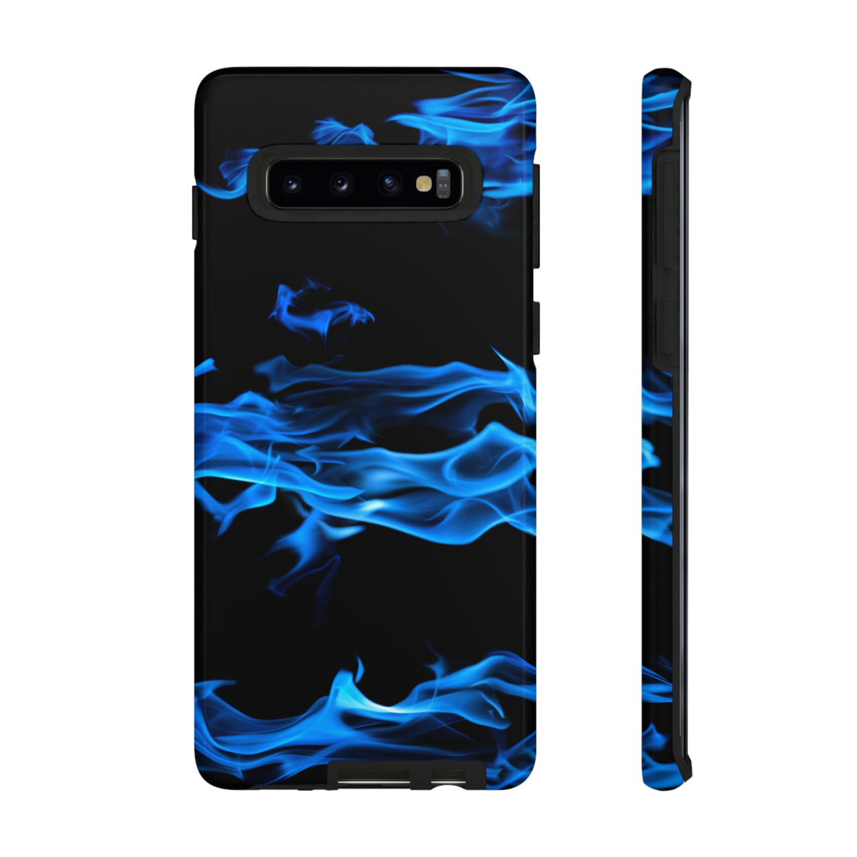 Blue Flames Club Android Case (Protective) Samsung Galaxy S10 Glossy Phone Case