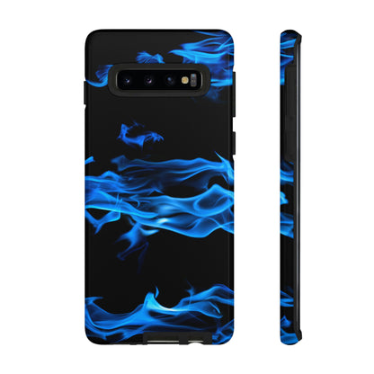 Blue Flames Club Android Case (Protective) Samsung Galaxy S10 Glossy Phone Case