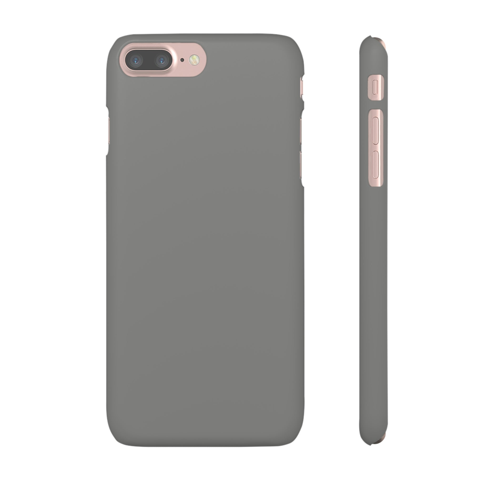 Battleship Gray iPhone Case (Slim) iPhone 7 Plus Matte Phone Case