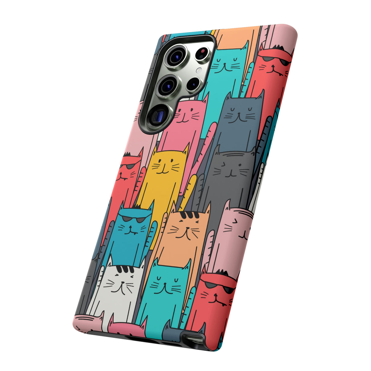 Colorful Cats Android Case (Protective) Phone Case