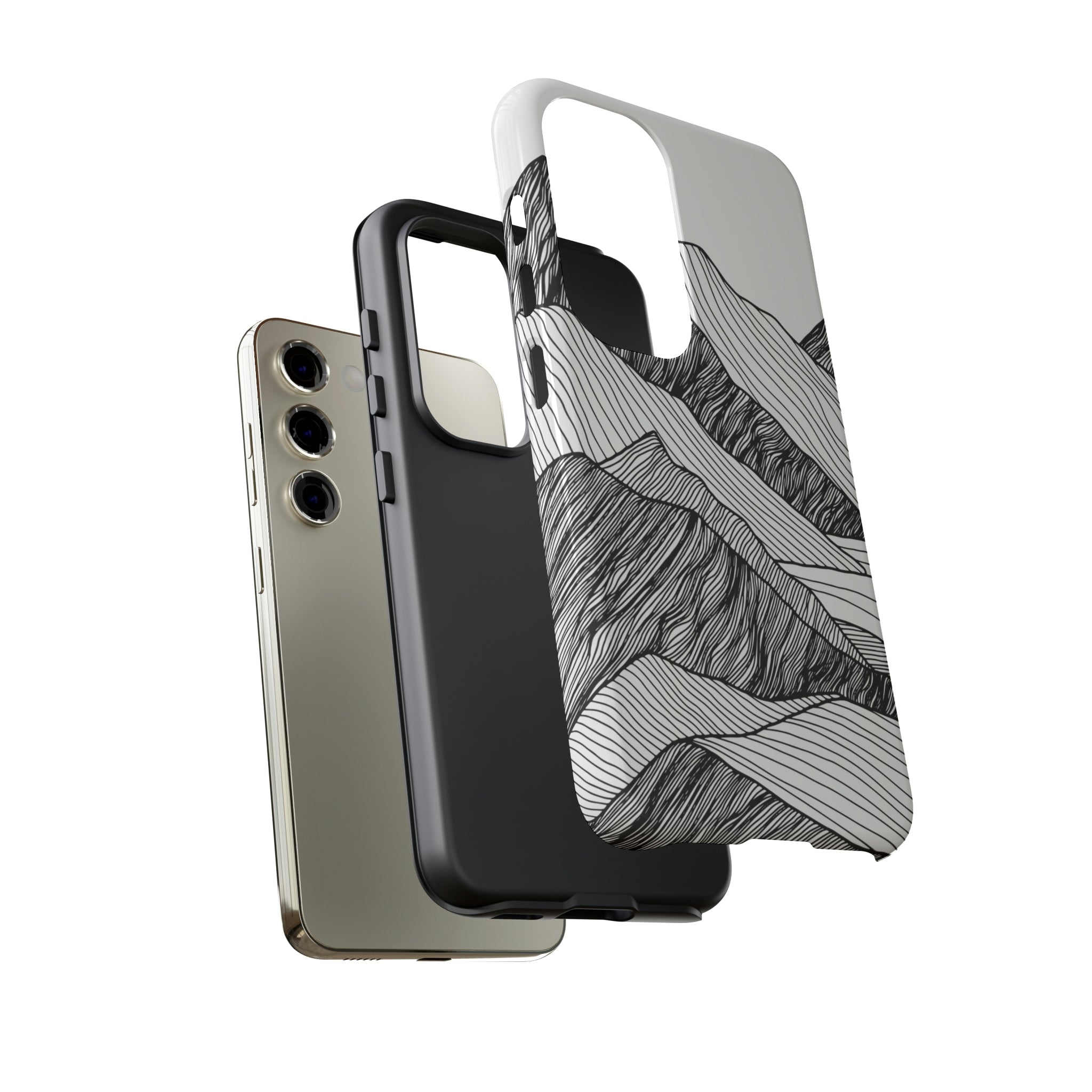 Mountain Line Art Android Case (Protective) Phone Case