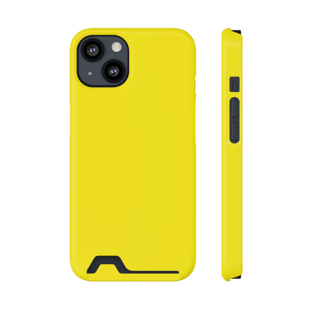 Canary Yellow iPhone Case (Card) iPhone 13 Glossy With gift packaging Phone Case