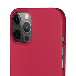 Bright Maroon iPhone Case (Slim) Phone Case