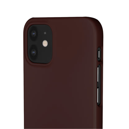 Dark Sienna Purple iPhone Case (Slim) Phone Case