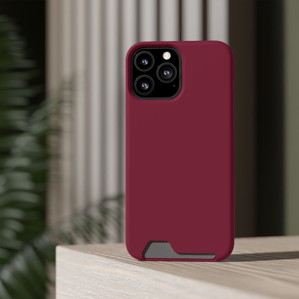 Claret iPhone Case (Card) Phone Case