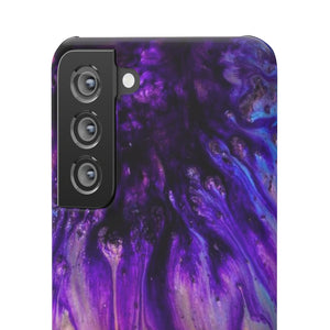 Purple Flow Ink Art Android Case (Slim) Phone Case