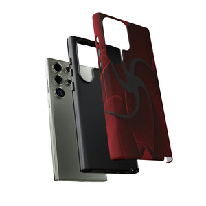 Red Liquid Spiral Android Case (Protective) Phone Case