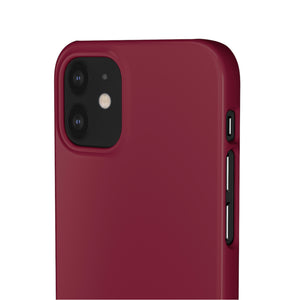 Claret Red iPhone Case (Slim) Phone Case