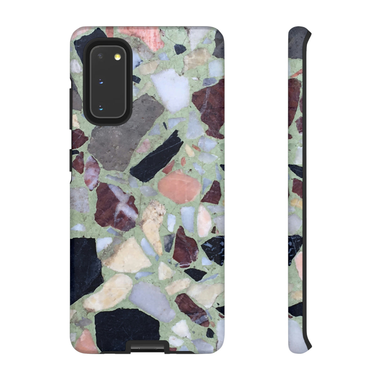 Terrazzo in Green Android Case (Protective) Samsung Galaxy S20 Matte Phone Case