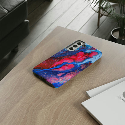 Red n Blue Ink Art Android Case (Protective) Phone Case