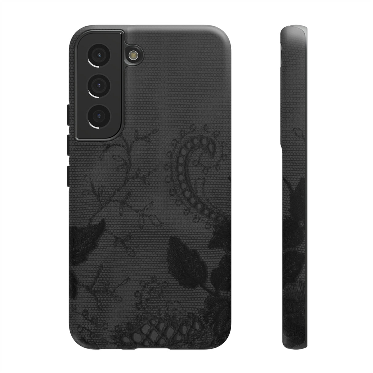 Grunbacca Gothic Flower Samsung Case (Protective) Samsung Galaxy S22 Matte Phone Case