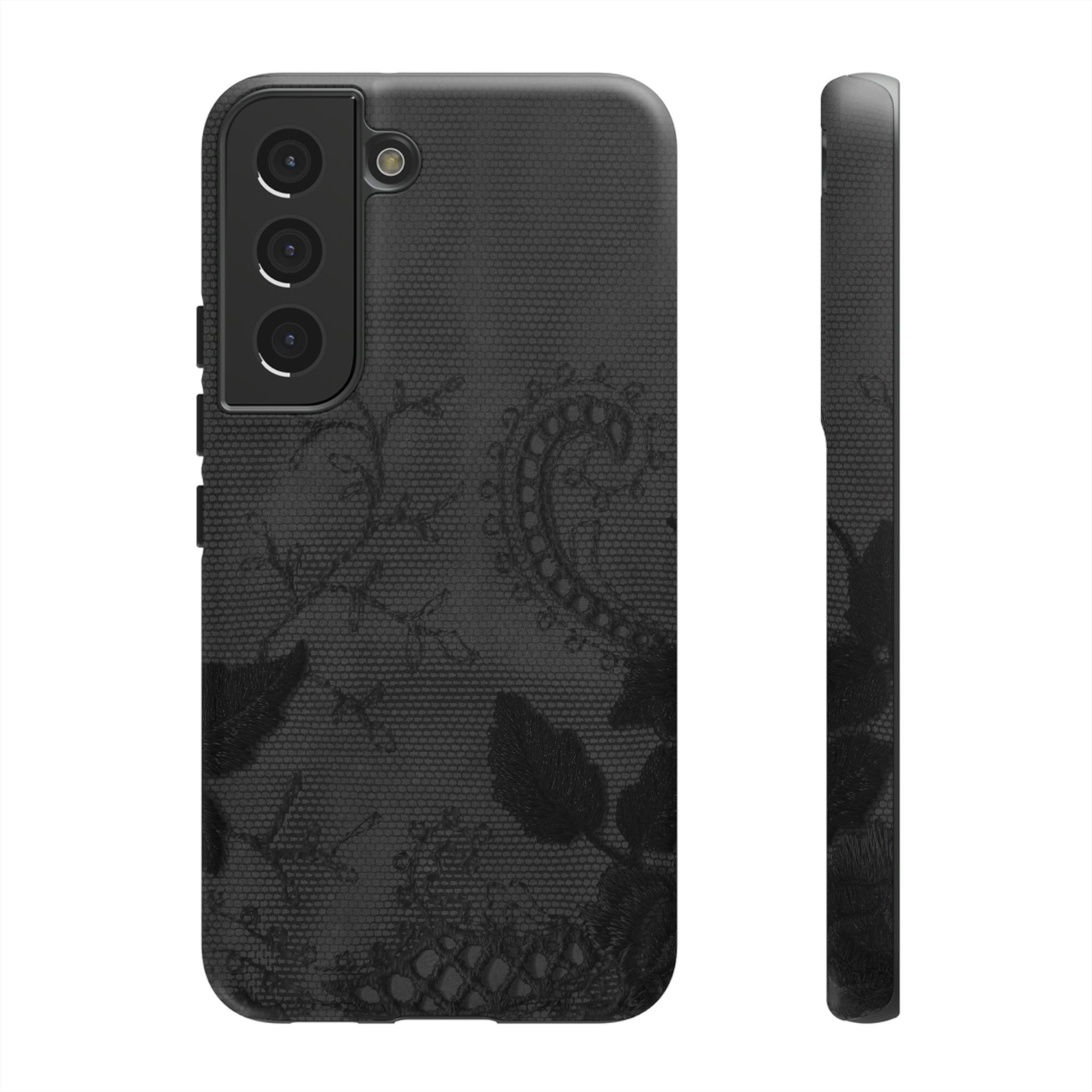 Grunbacca Gothic Flower Samsung Case (Protective) Samsung Galaxy S22 Matte Phone Case