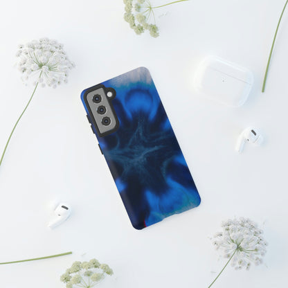 Blue Star Marble Ink Art Android Case (Protective) Phone Case