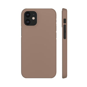 Beaver Brown iPhone Case (Slim) iPhone 12 Mini Matte Phone Case